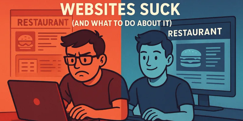 Why Most Restaurant Websites Suck (and What To Do About It)
